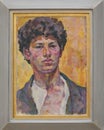 1920 Self portrait, by Alberto Giacometti in frame